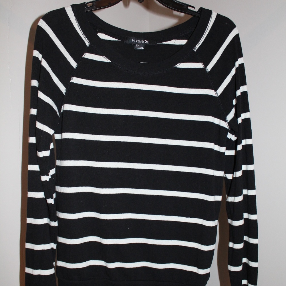 B&W Striped Sweater